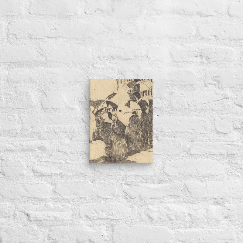 Edouard Manet, Line in Front of the Butcher Shop, 1870, Canvas