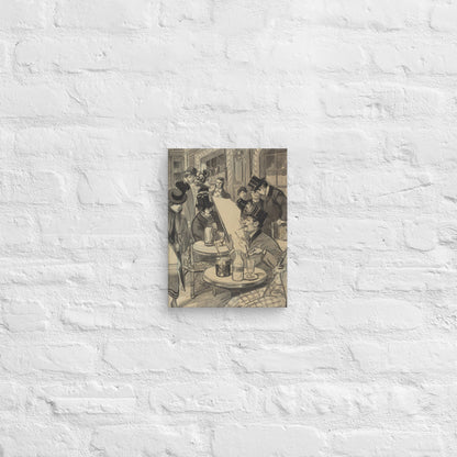 Chez Maximem, The Streets of Paris, 1943, Canvas