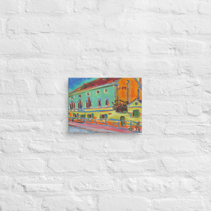 Dance Hall Bellevue, 1989, Canvas