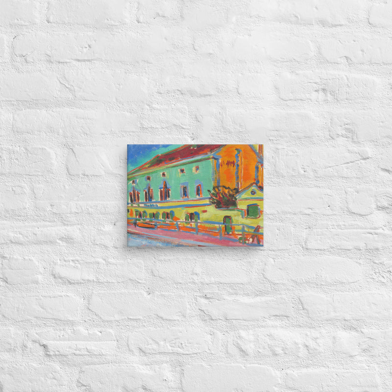 Dance Hall Bellevue, 1989, Canvas