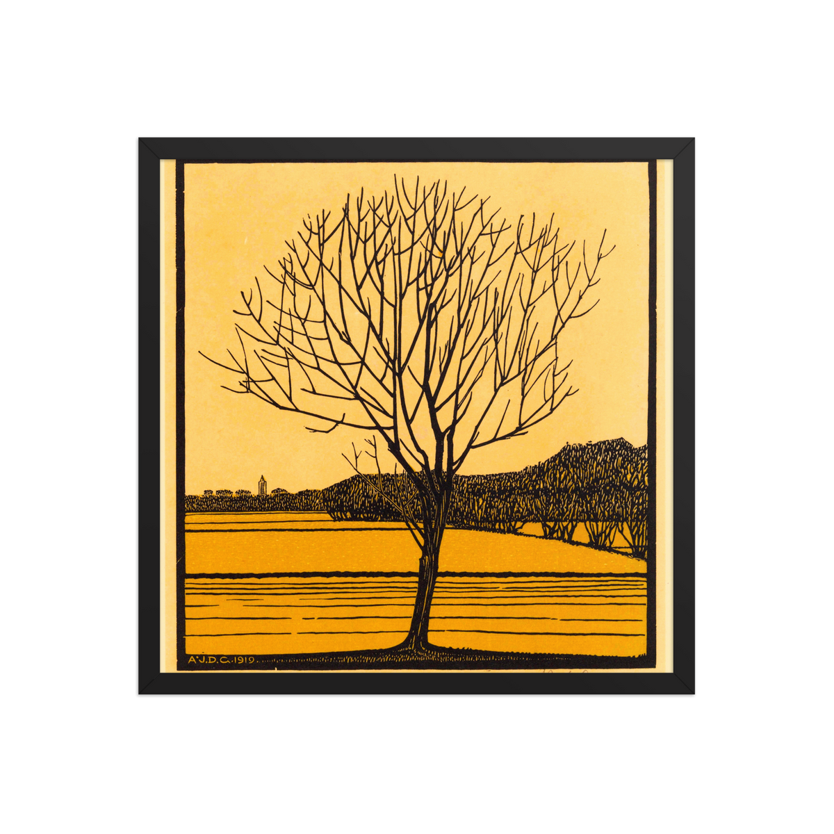 Julie de Graag, Kale Boom, Framed