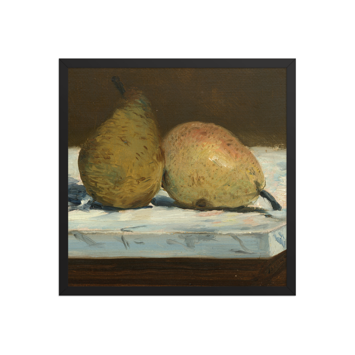 Edouard Manet, Pears, 1880, Framed