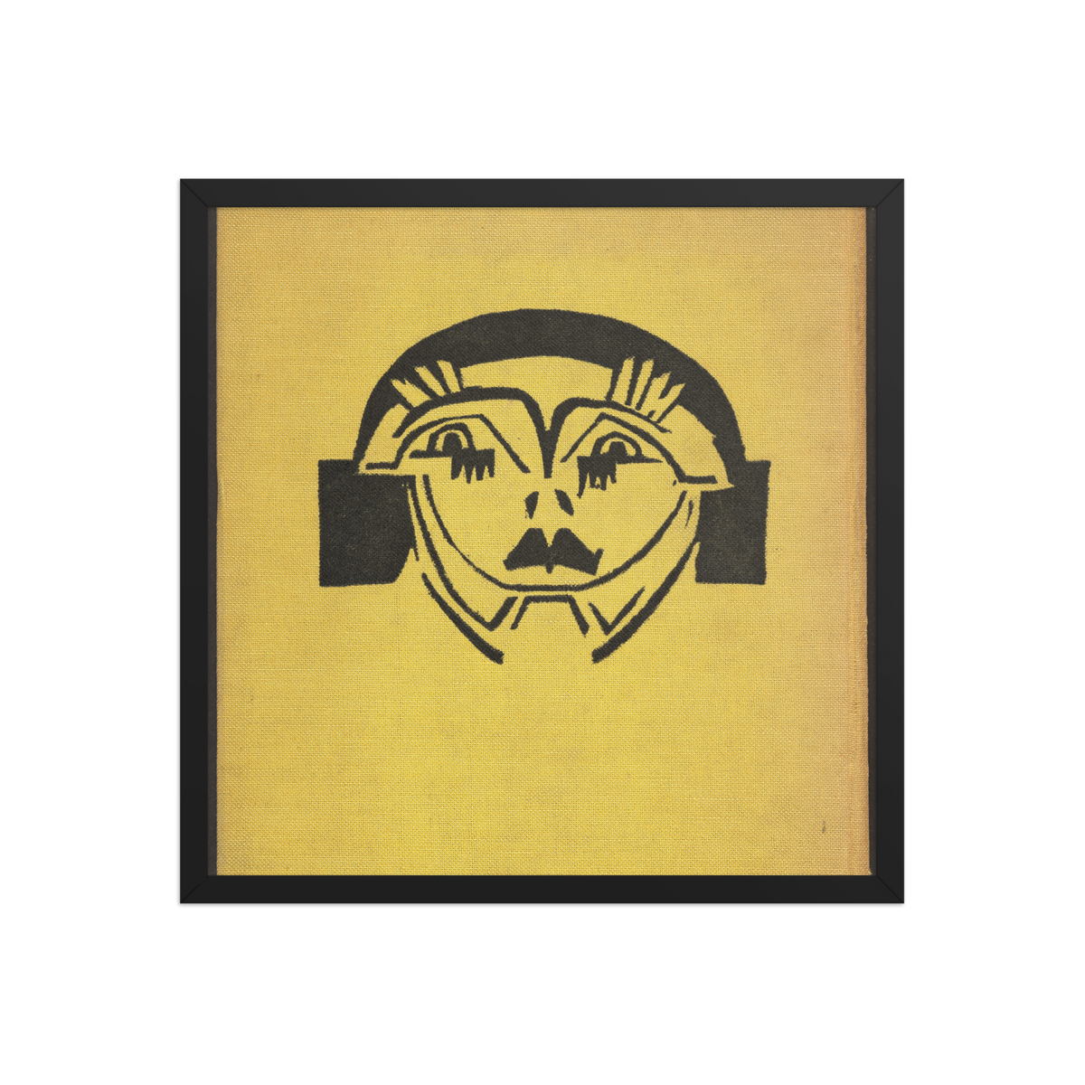 Ernst Ludwig Kirchner, Back cover of Kirchner Zeichnungen, 1925, Framed