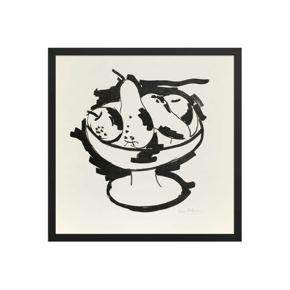 Marsden Hartley, Bowl of Fruit, 1923, Framed