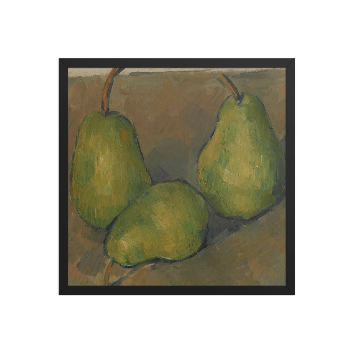 Paul Cezanne, Three Pears, 1878, Framed