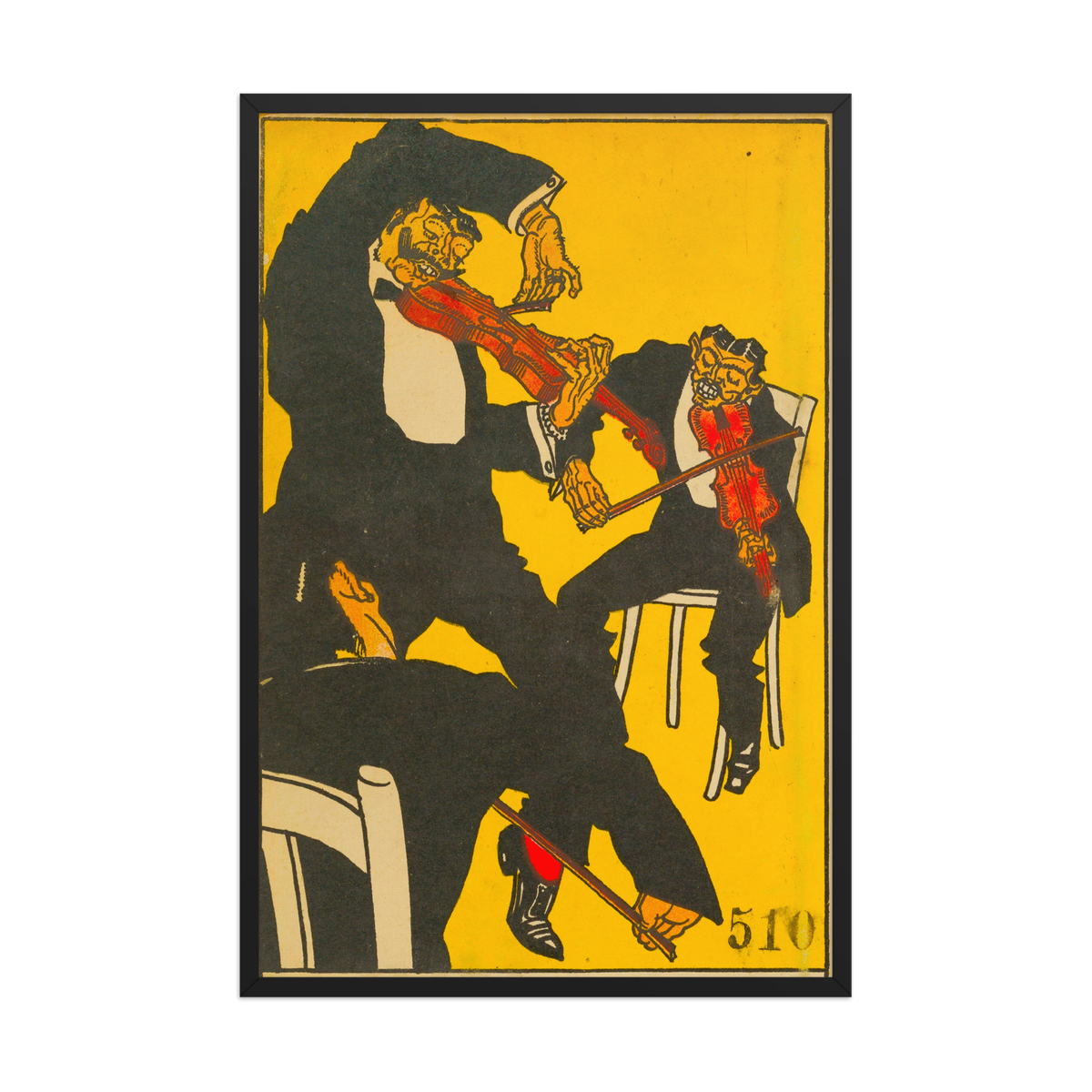 Moriz Jung, Between 3 and 4 in the Morning!, 1911, Framed