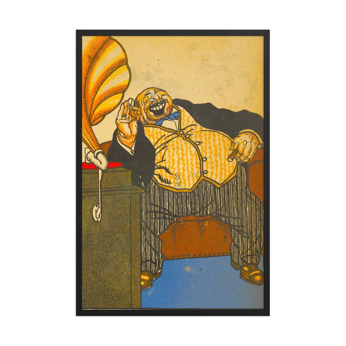 Moriz Jung, God, that Eisenbach!,1911, Framed