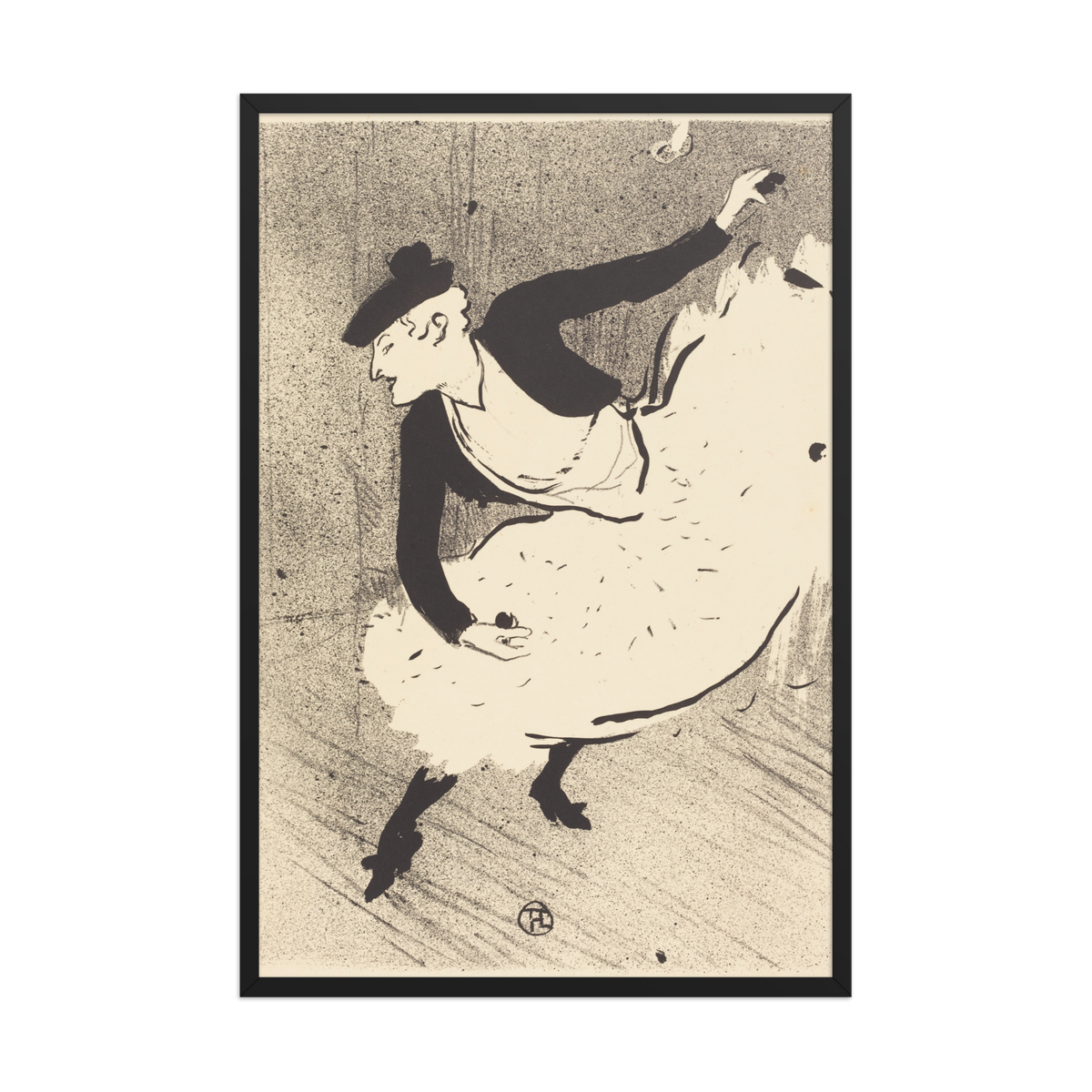 Henri de Toulouse Lautrec, Edmee Lescot, 1893, Framed
