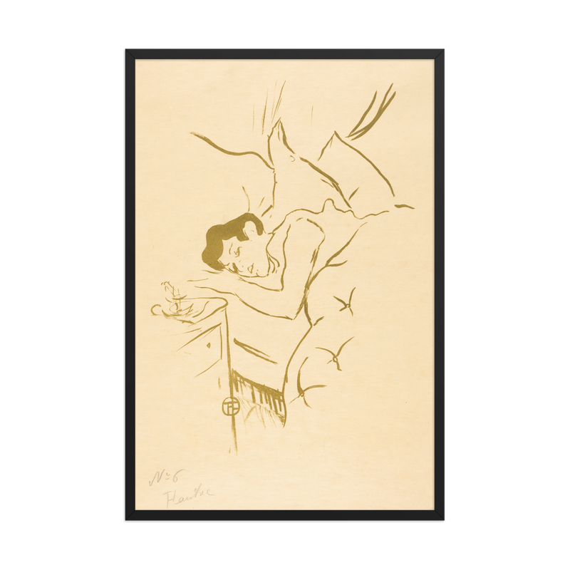 Henri de Toulouse Lautrec, Your Mouth, 1893, Framed