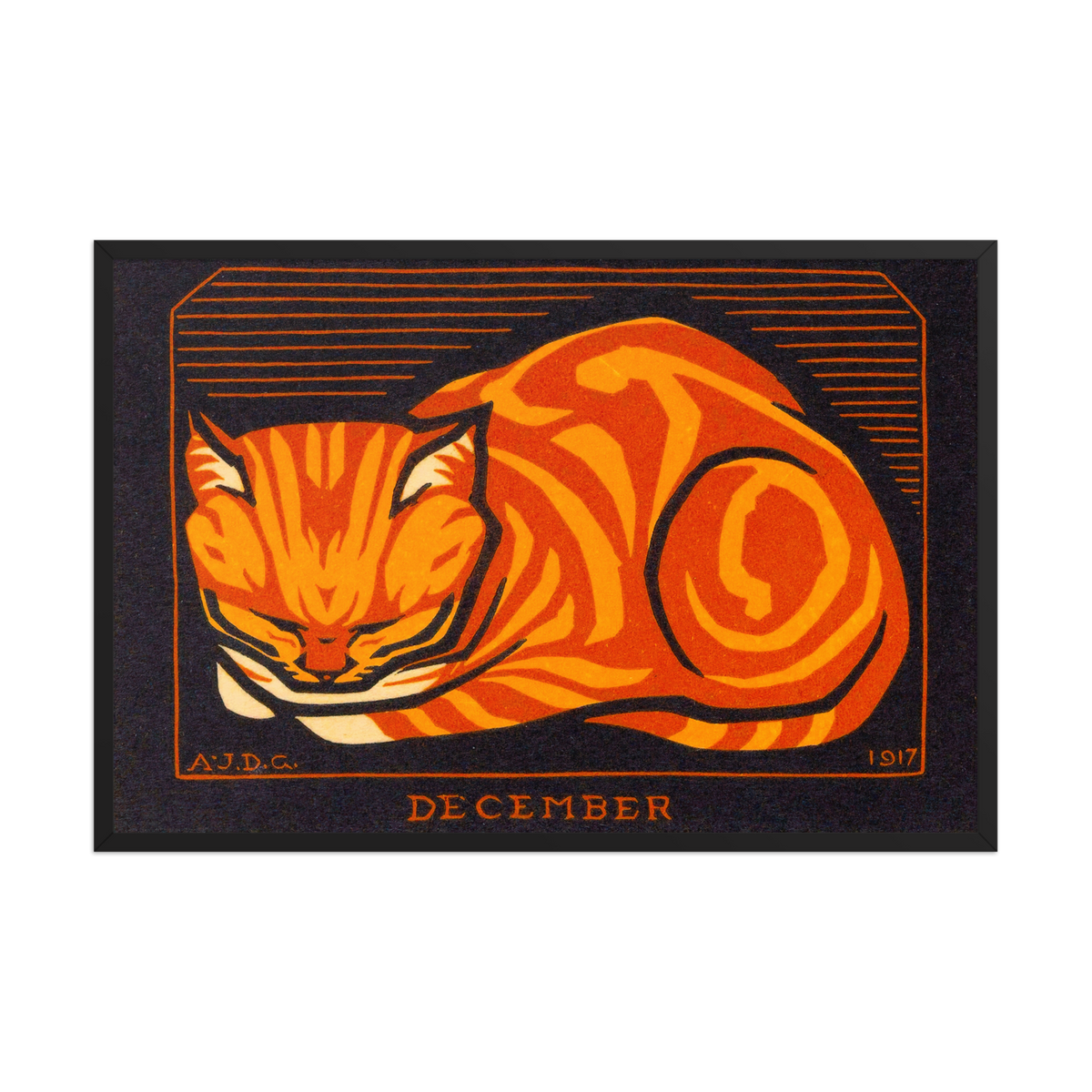 Julia de Graag, December, Framed