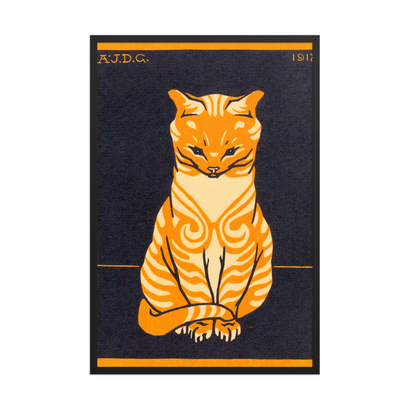 Julie de Graag, Zittende Kat, Framed