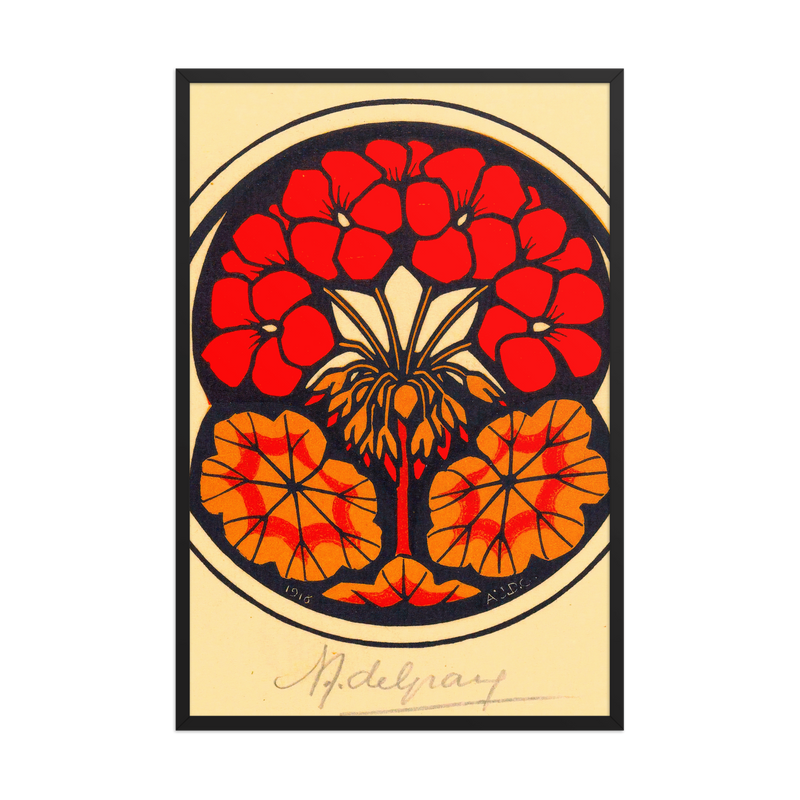 Julie de Graag, Oost Indische Kers, Framed