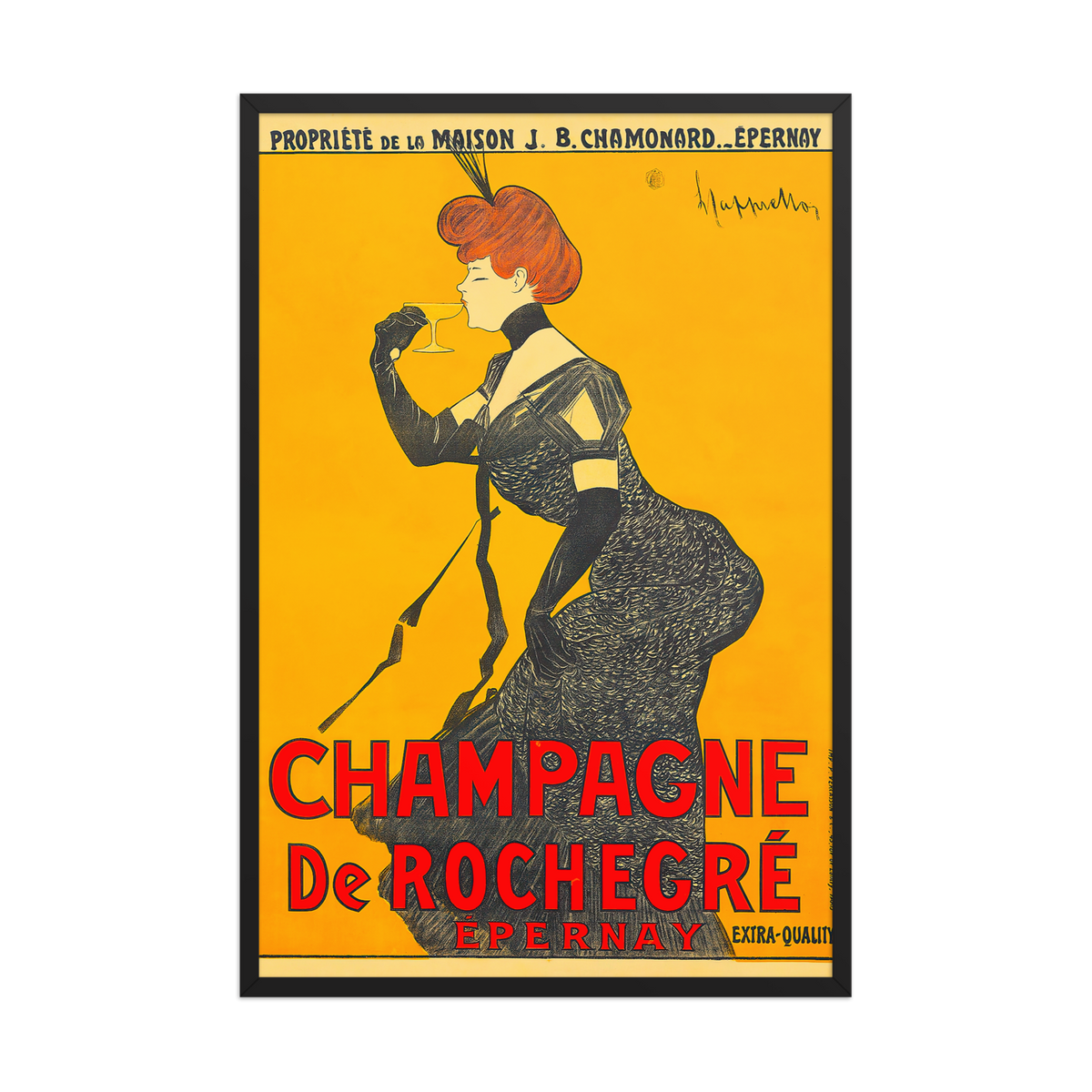 Leonetto Cappiello, Champagne De Rochegre, 1902