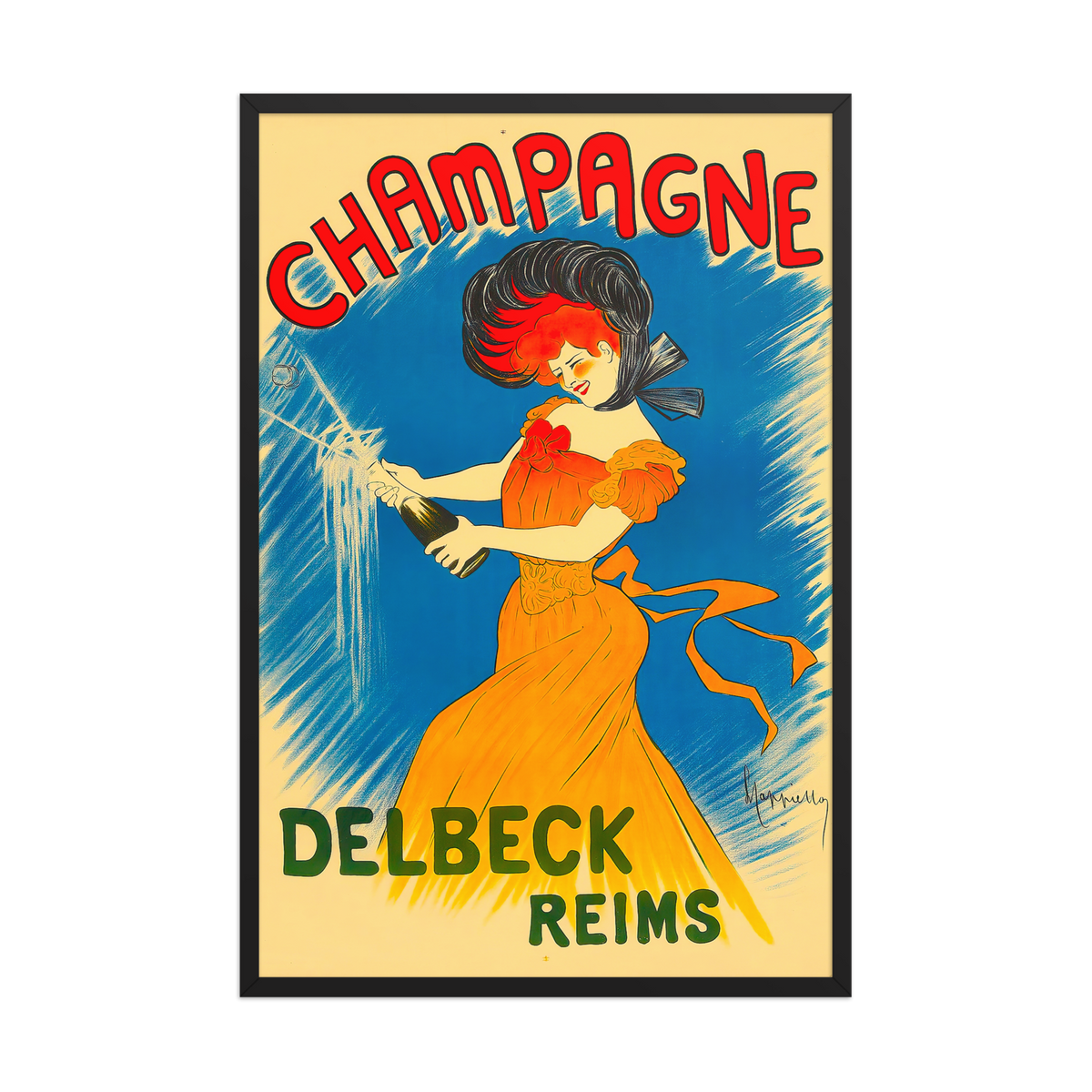 Leonetto Cappiello, Champagne Delbeck, 1902