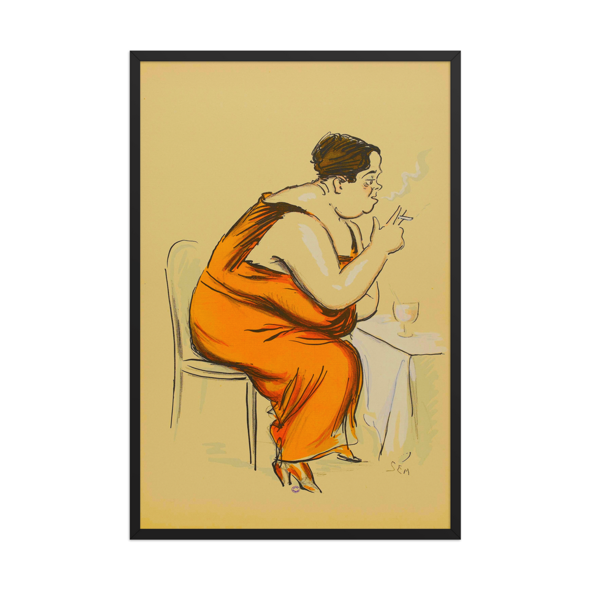 Georges Goursat, Elsa Maxwell 1920