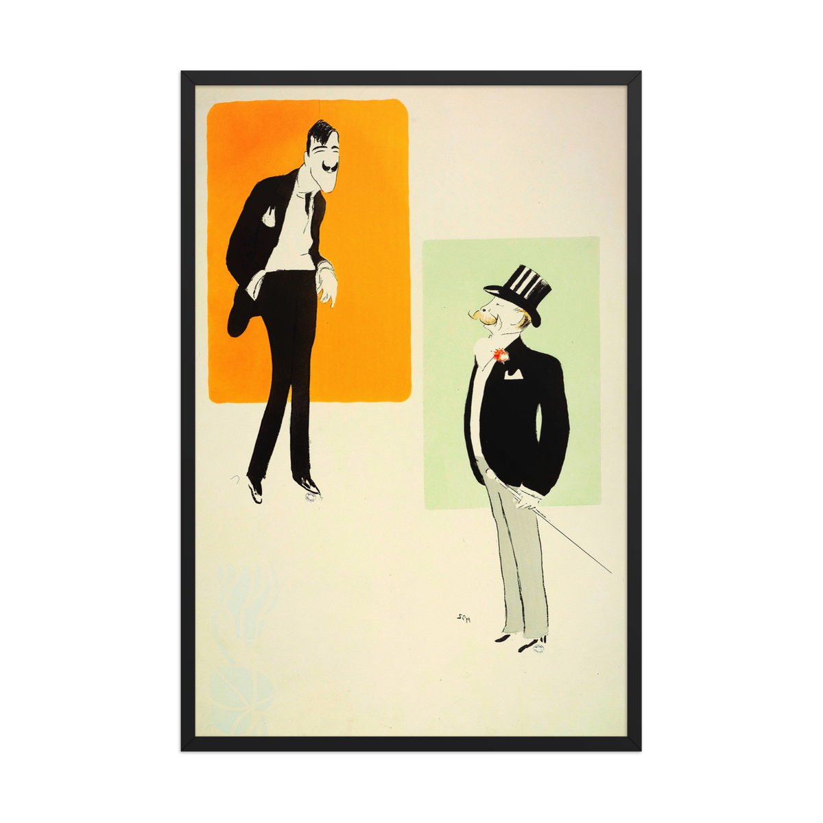 Georges Goursat, Cappiello et le duc de Morny, 1901