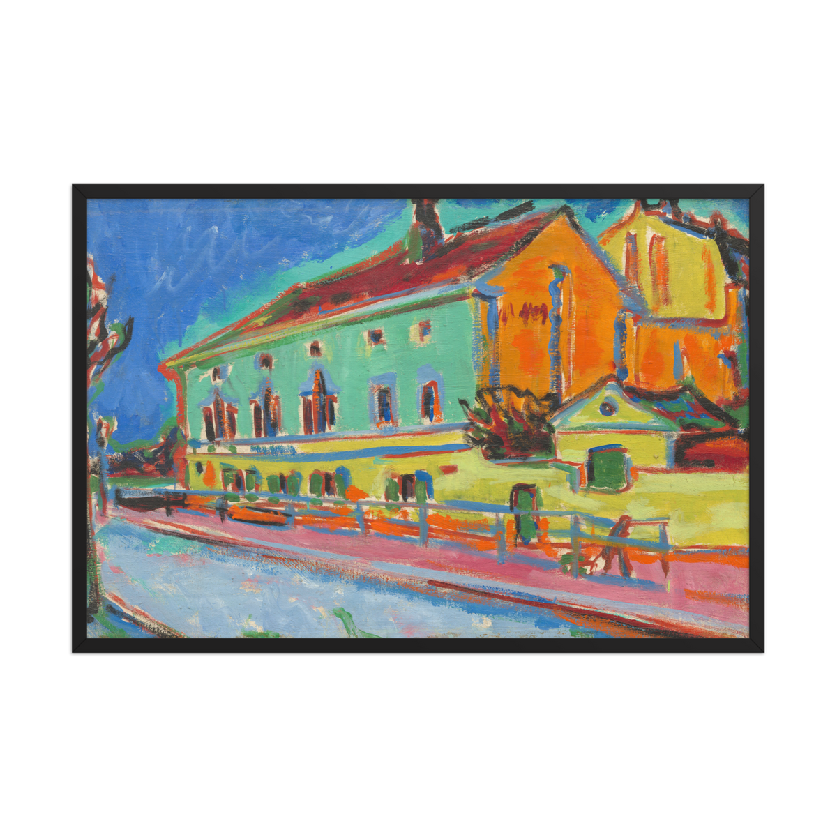 Dance Hall Bellevue, 1989, Framed