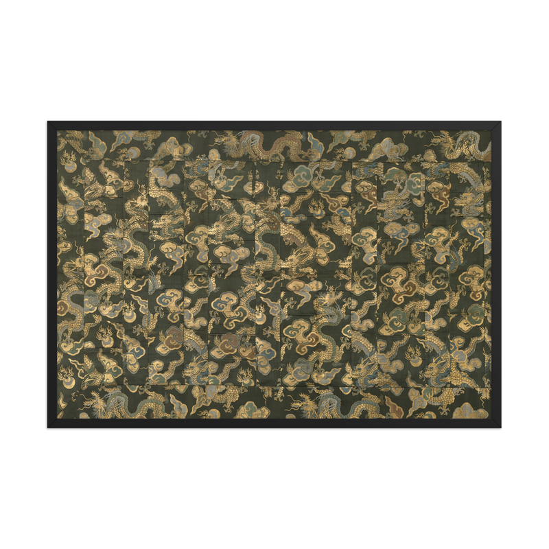 Late Edo, Kesa, 18.C, Framed