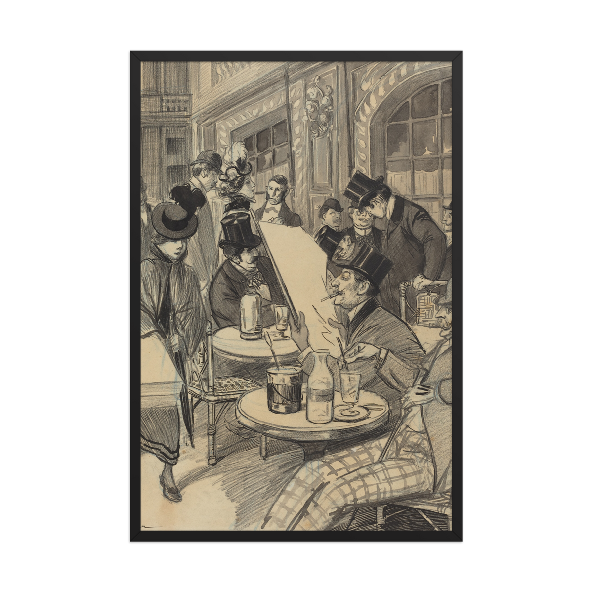 Chez Maxime, 1943, Framed