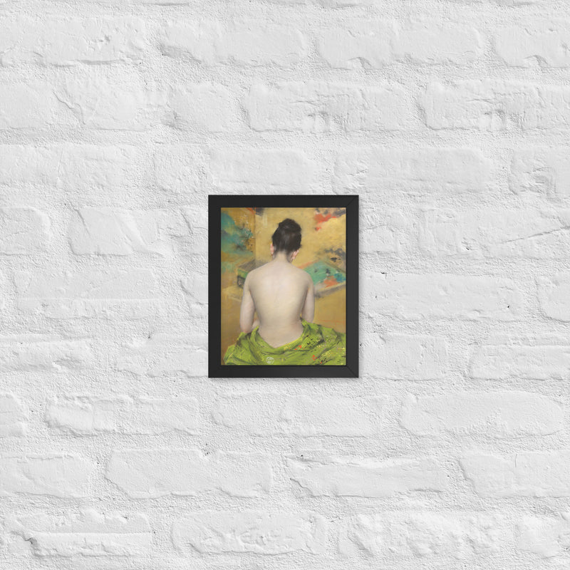 William Merritt Chase, Study of Flesh Color and Gold, 1888, Framed