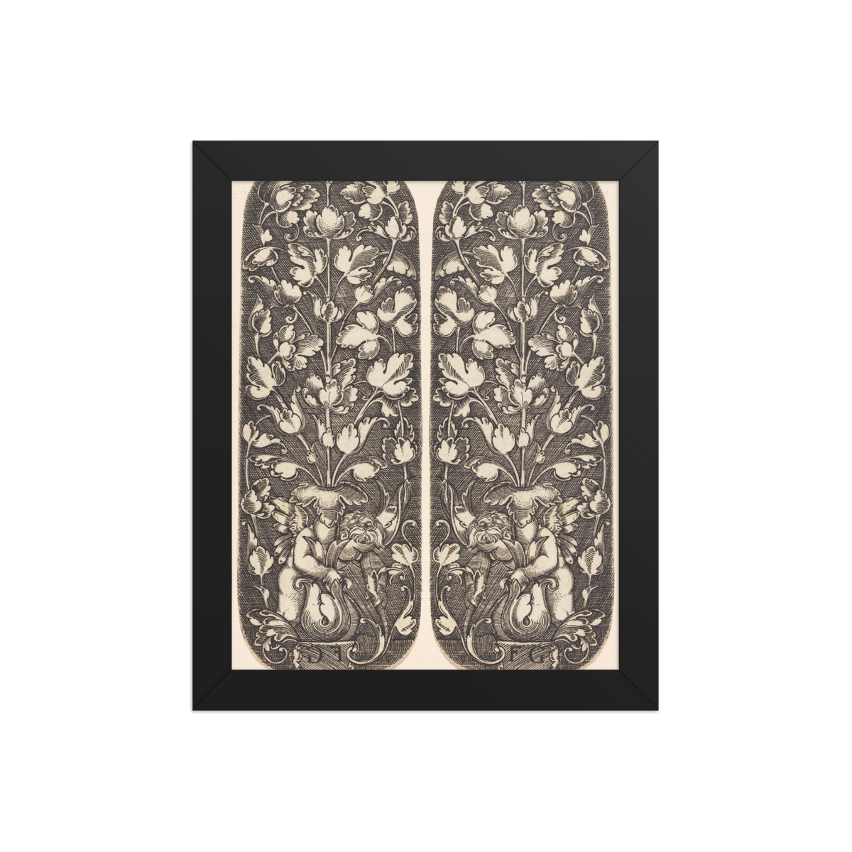 Ornament, 1943, Framed